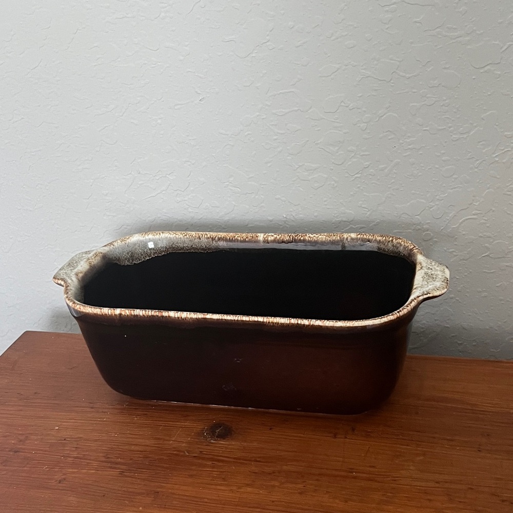 Pfaltzgraff VTG Brown Drip Loaf Baking Dish #235 2 Qt 9 x 5 x3